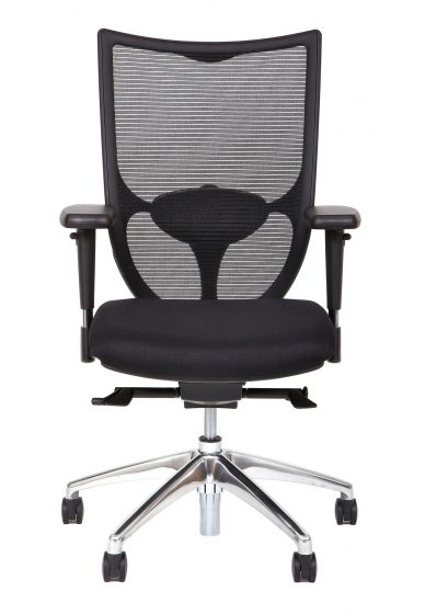 bureaustoel QO01mesh zwart